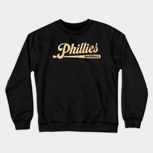 Vintage Phillies Baseball Bat Crewneck Sweatshirt